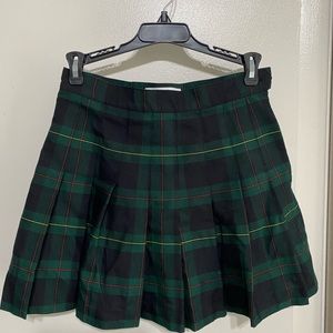 NWOT American Apparel Tartan Plaid Pleated Tennis Skirt